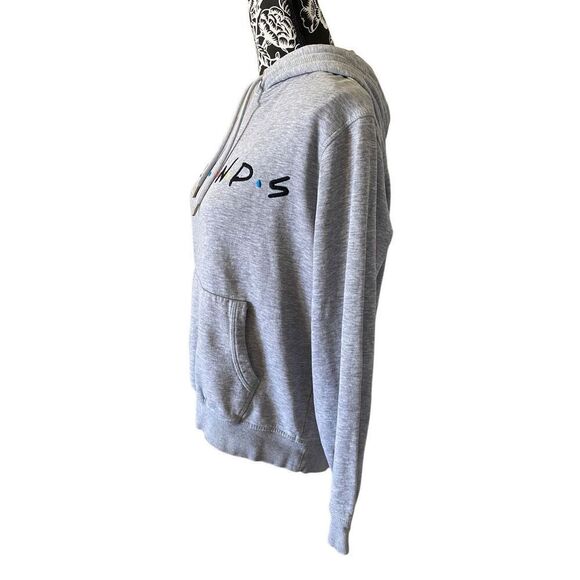 Warner Bros Friends Pullover Hooded Sweatshirt Hoodie School Tv Show Embroidered - Picture 3 of 14